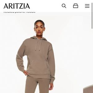 TNA cozy fleece boyfriend hoodie